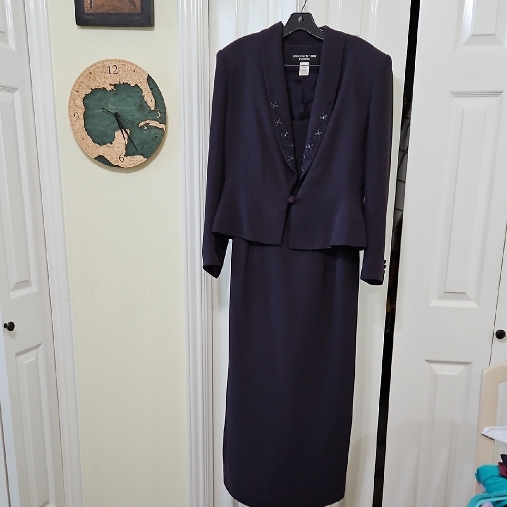 Elegant Plum Purple Suit Set